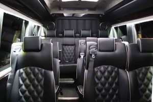 Black Mercedes Sprinter Van Transportation Rentals